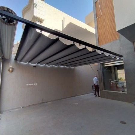 مظلات سيارات والشد الإنشائي والمظلات المتحركةفي حي البساتين 