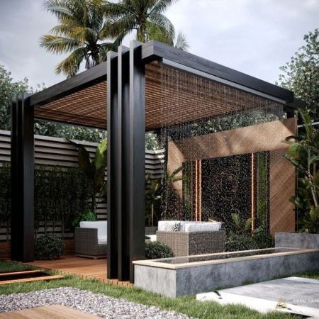 أفضل أفكار تصميم مجالس وجلسات خارجية للمنازل والأسطح حي أبحر ورد الجمل بجدة