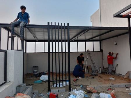 مظلات مدارس ومظلات منازل خارجية شمال جدة 