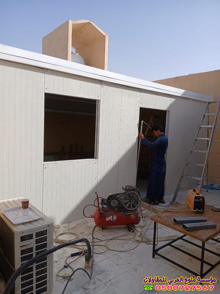 تركيب ساندوتش بانل جدة بأفضل الأسعاروغرف ومستودعات وملاحق حديثة بعزل حراري ممتاز